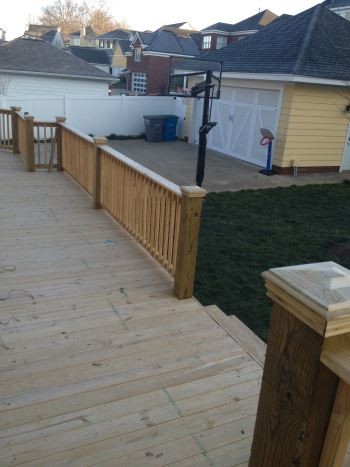 Before Front Porch/Deck Staining