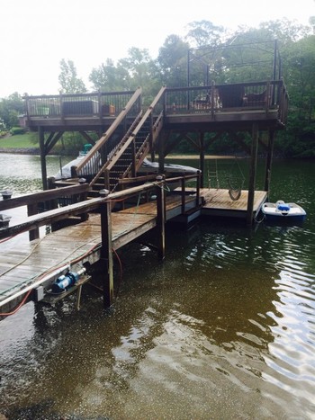 Dock Power Washing and Staining