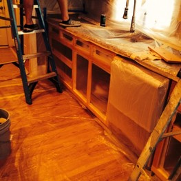 Before Kitchen Cabinets Glaze in Huntersville, NC