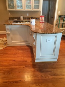 After Kitchen Cabinets Glaze in Huntersville, NC