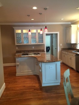 After Kitchen Cabinets Glaze in Huntersville, NC