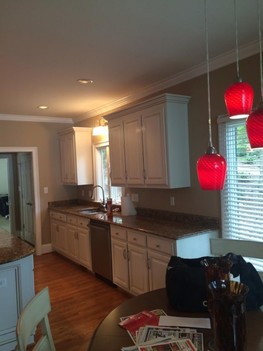 After Kitchen Cabinets Glaze in Huntersville, NC