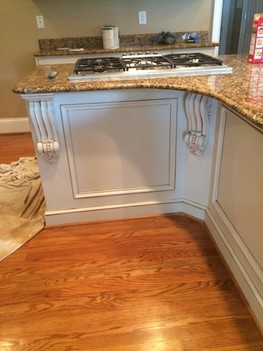 After Kitchen Cabinets Glaze in Huntersville, NC