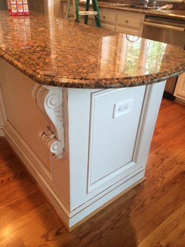 After Kitchen Cabinets Glaze in Huntersville, NC