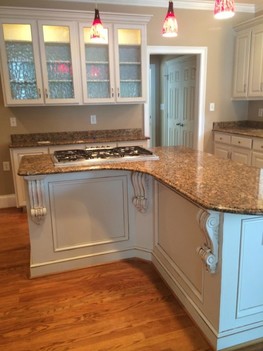 After Kitchen Cabinets Glaze in Huntersville, NC