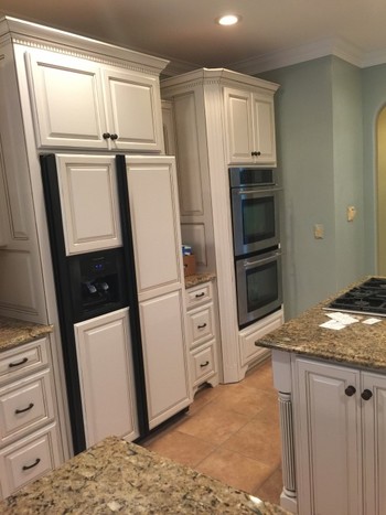 Before and After Kitchen Cabinet Painting in Indian Land, SC