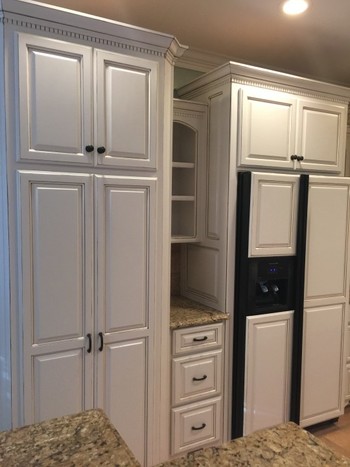 Before and After Kitchen Cabinet Painting in Indian Land, SC