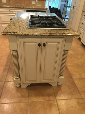 Before and After Kitchen Cabinet Painting in Indian Land, SC