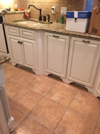 Before and After Kitchen Cabinet Painting in Indian Land, SC