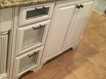 Before and After Kitchen Cabinet Painting in Indian Land, SC