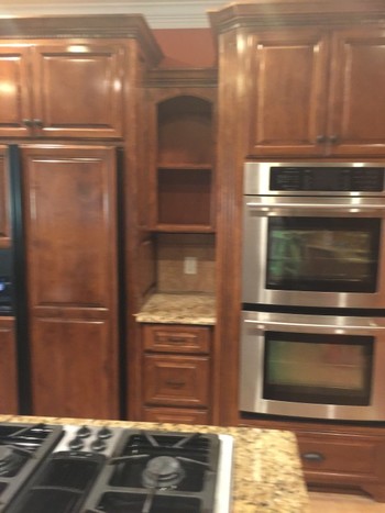 Before and After Kitchen Cabinet Painting in Indian Land, SC